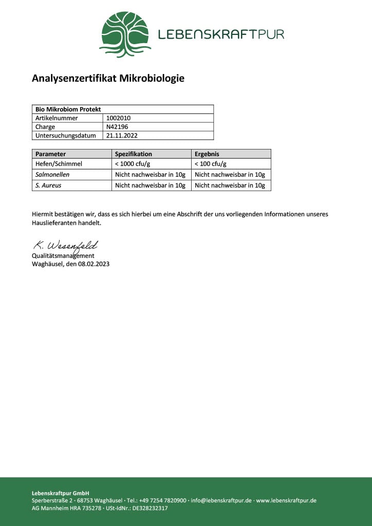 Produktbild Bio Mikrobiom Protekt Kapseln
