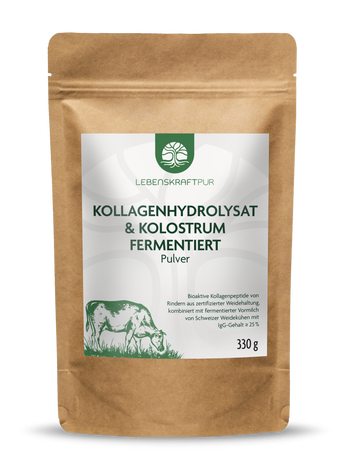 Kollagenhydrolysat & Kolostrum Fermentiert Pulver