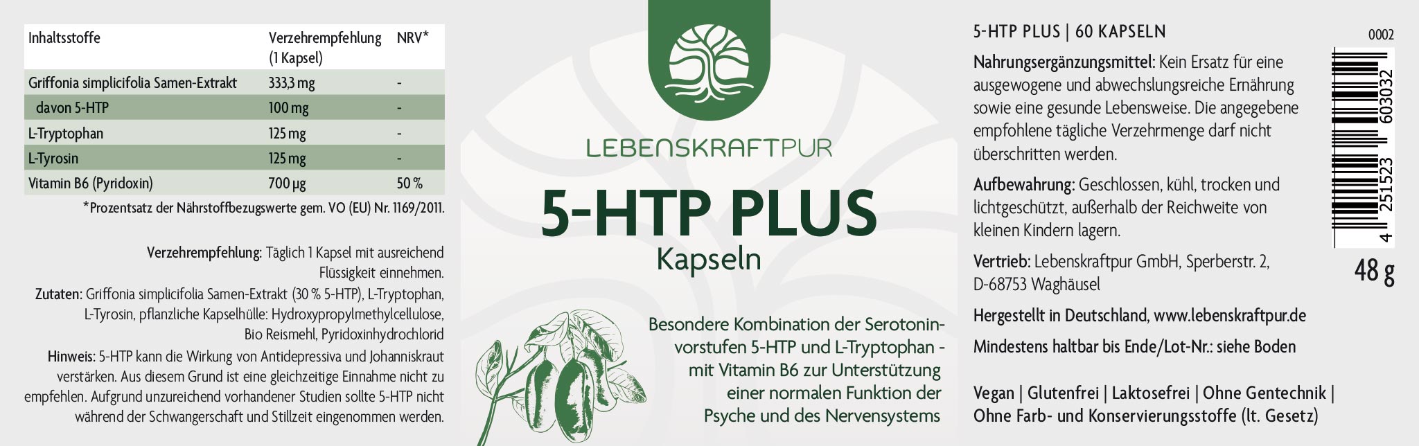 5-HTP Plus Kapseln