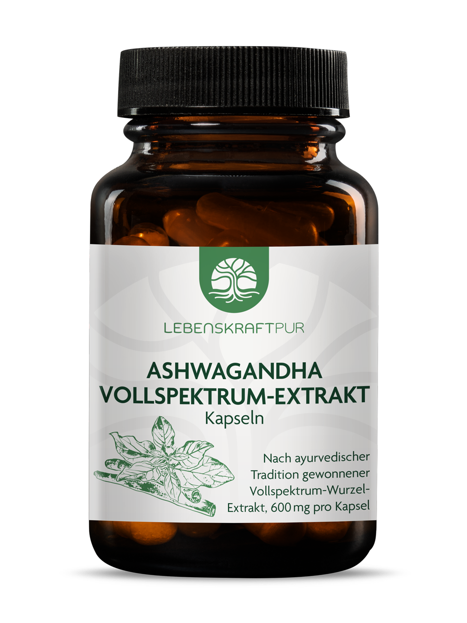 Produktbild Ashwagandha Vollspektrum-Extrakt Kapseln