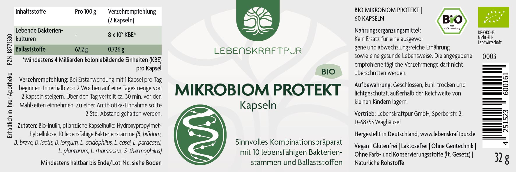 Produktbild Bio Mikrobiom Protekt Kapseln