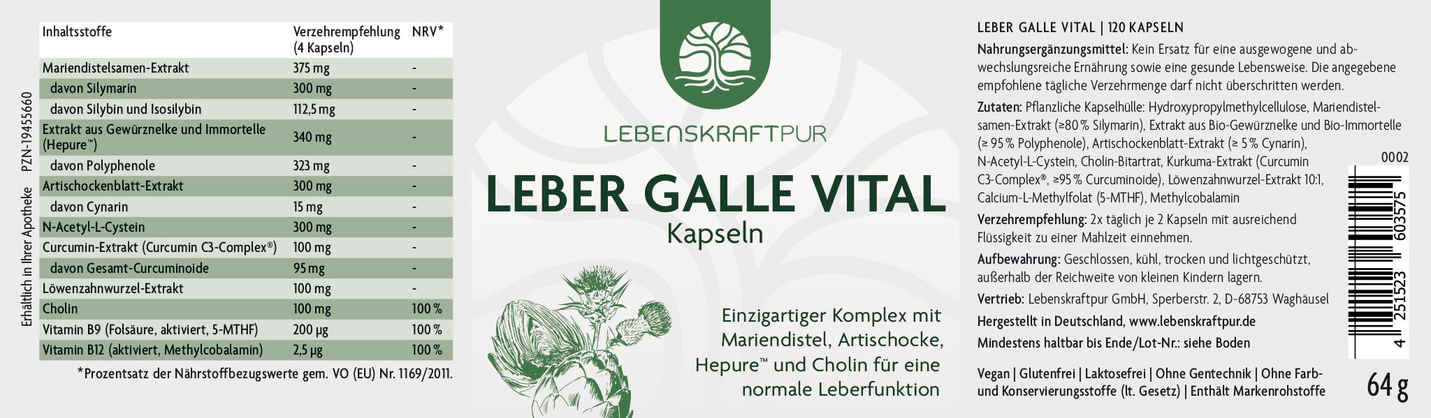 Leber Galle Vital Kapseln