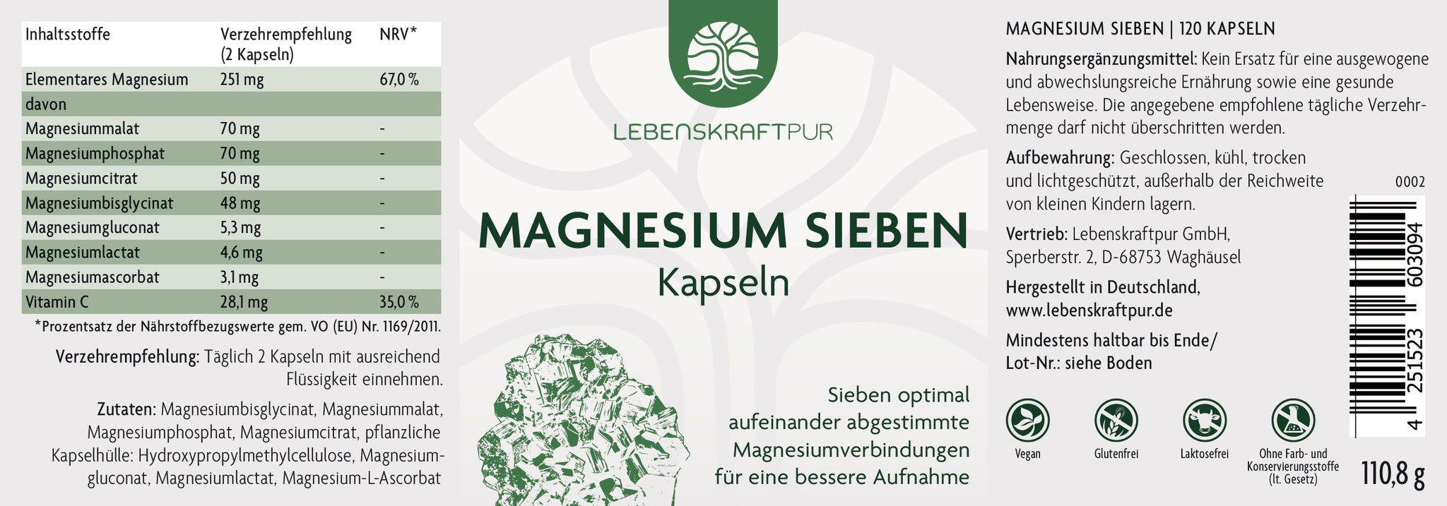 Produktbild Magnesium Sieben Kapseln