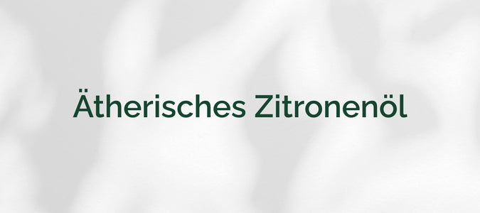 Ätherisches Zitronenöl