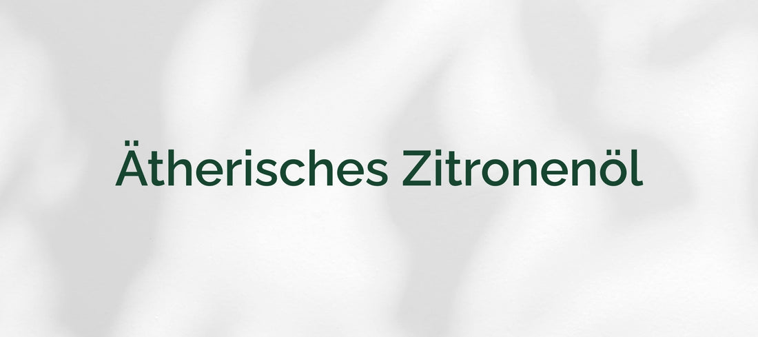 Ätherisches Zitronenöl