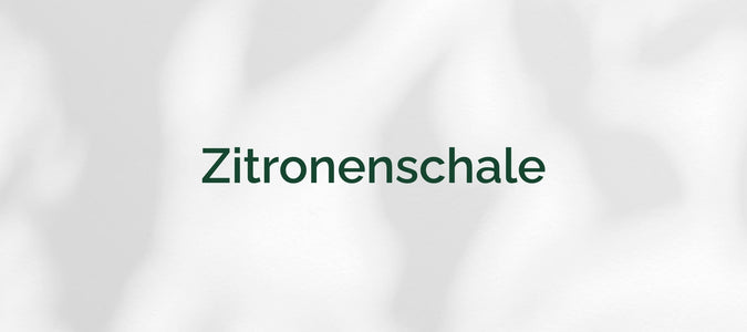 Zitronenschale