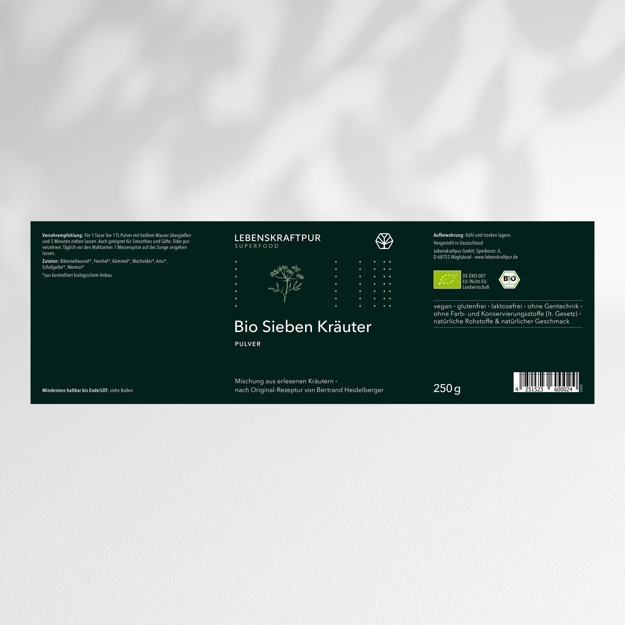 Bio Sieben Kräuter Pulver