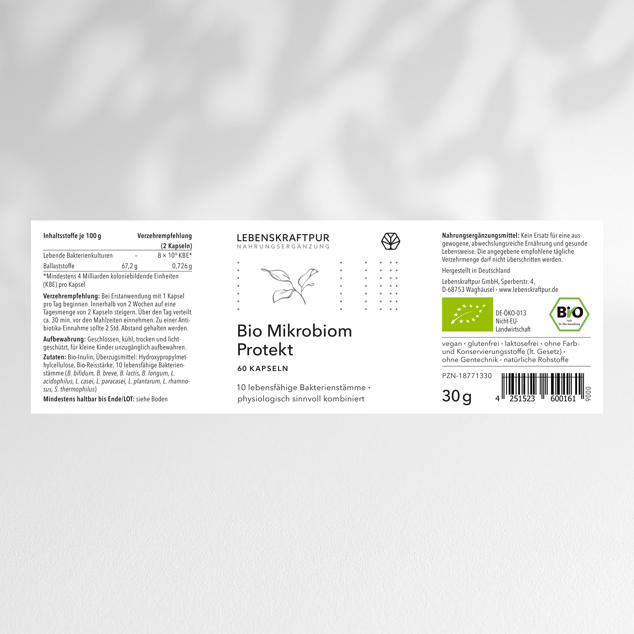 Bio Mikrobiom Protekt Kapseln