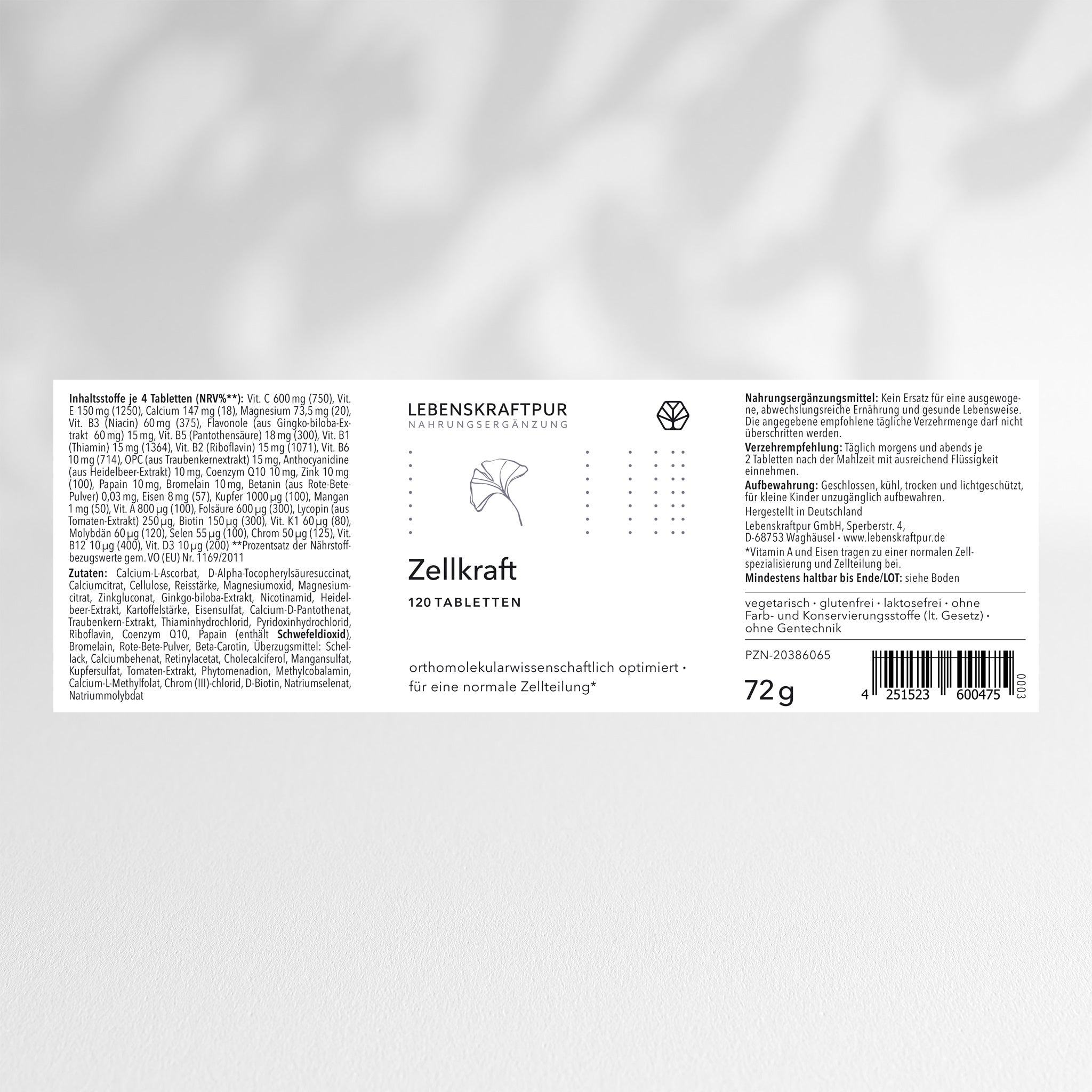 Zellkraft Tabletten