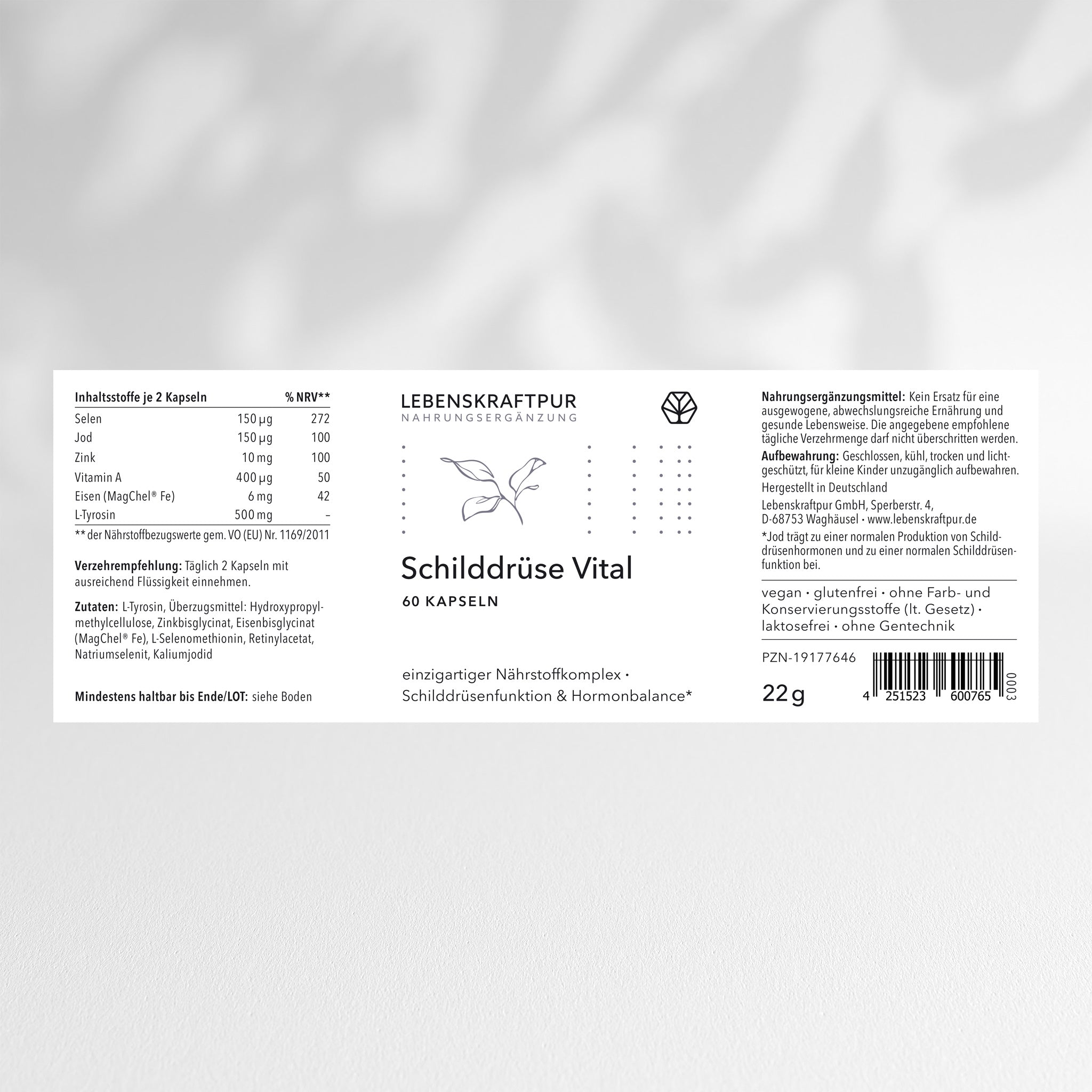Schilddrüse Vital Kapseln