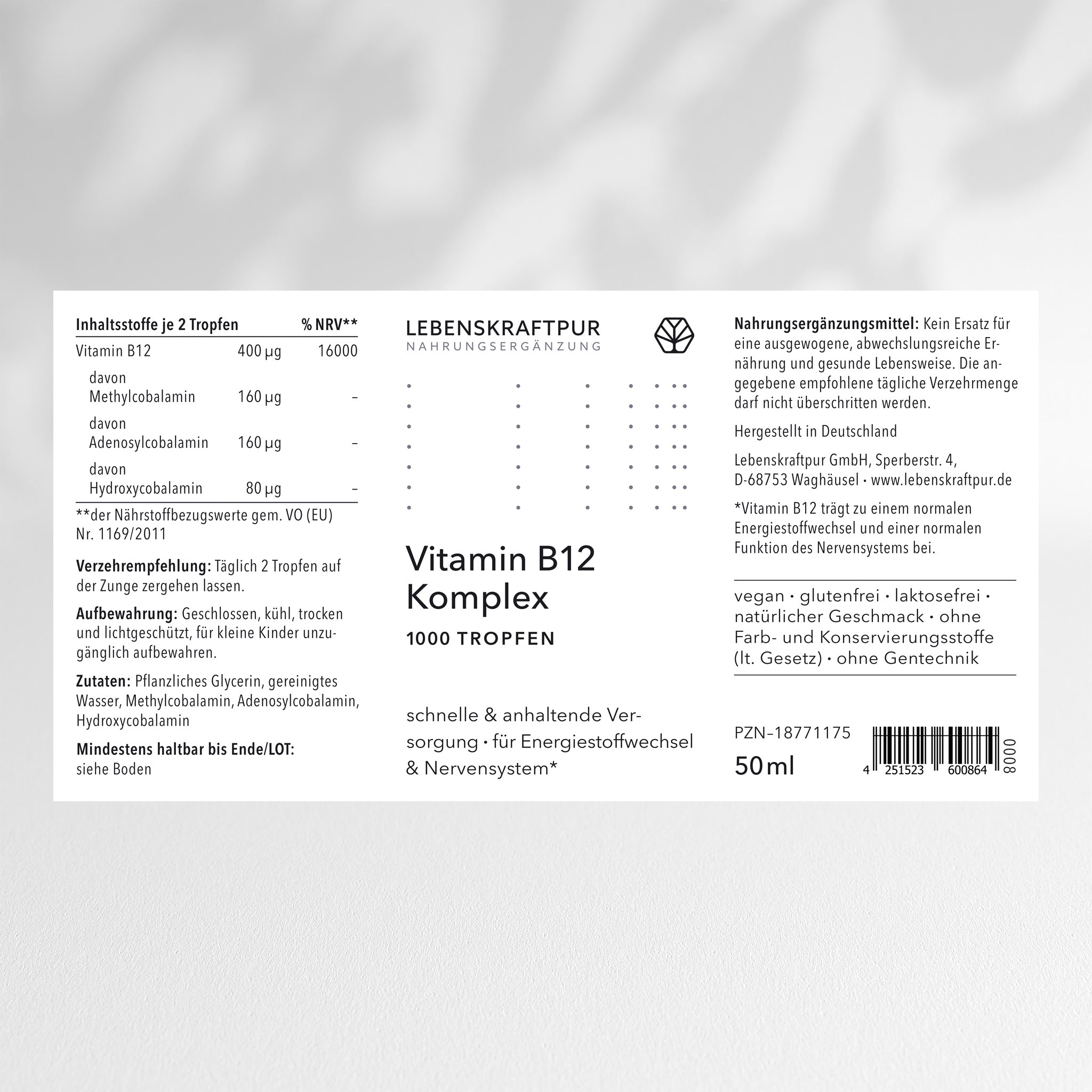 Vitamin B12 Komplex Tropfen