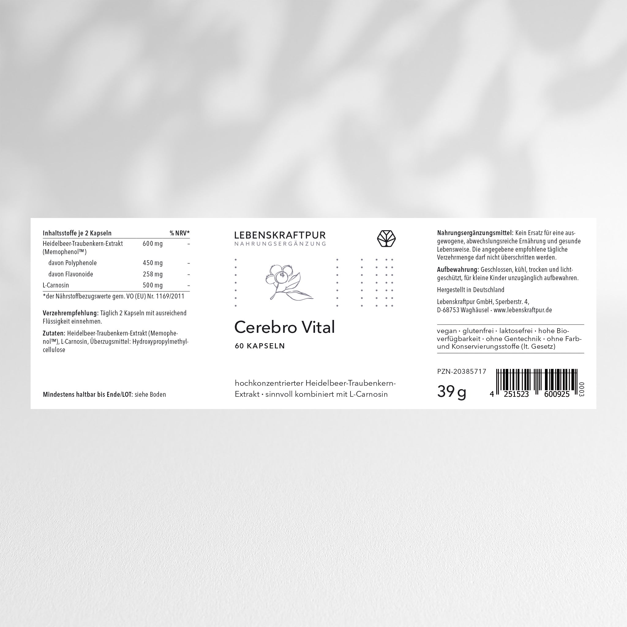 Cerebro Vital Kapseln