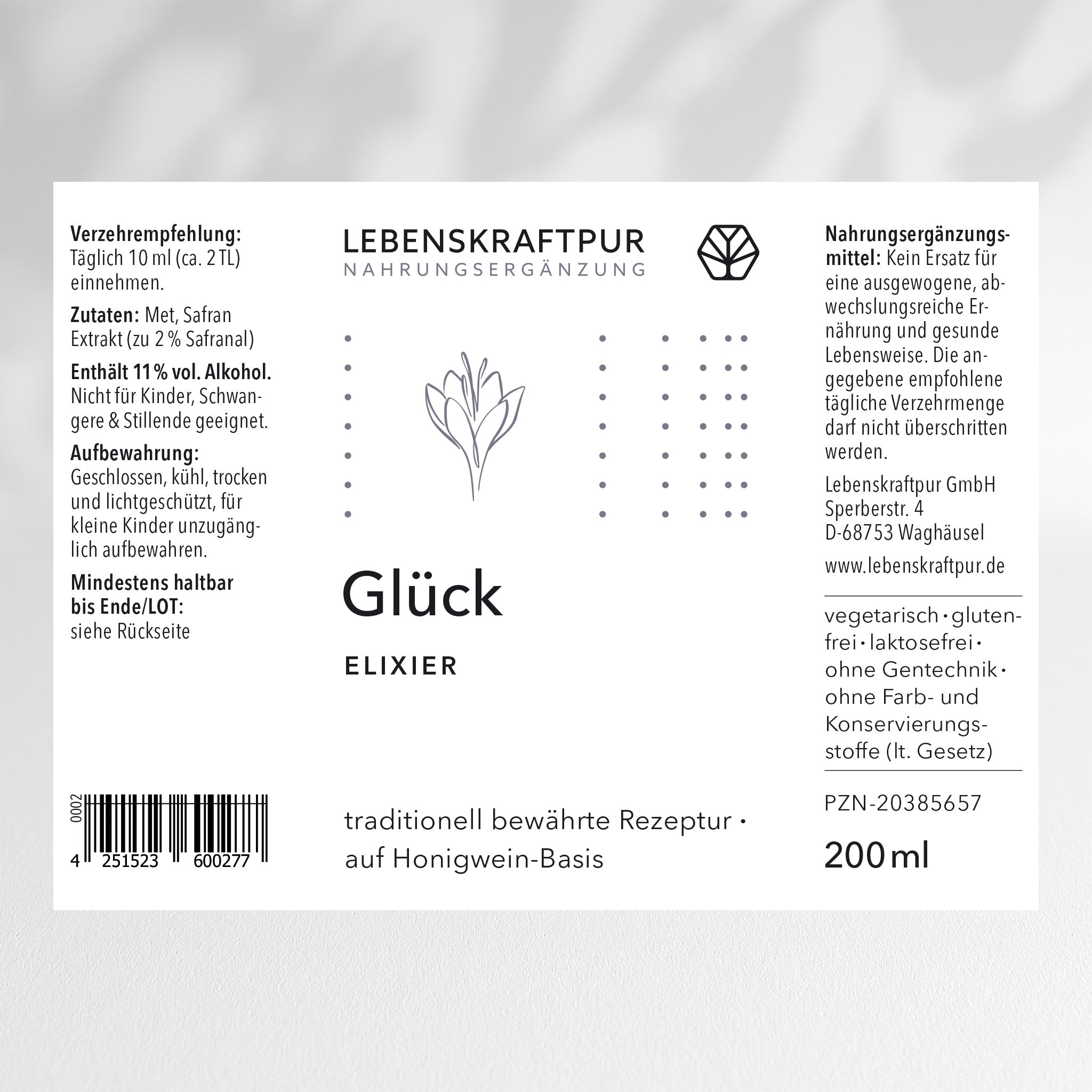 Glück Elixier