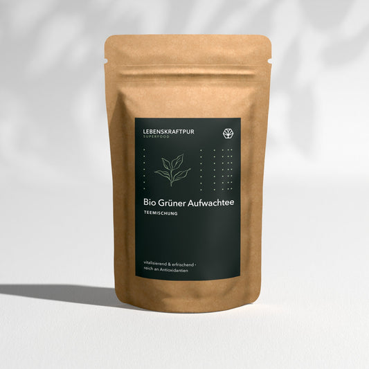 Bio Grüner Aufwachtee Teemischung