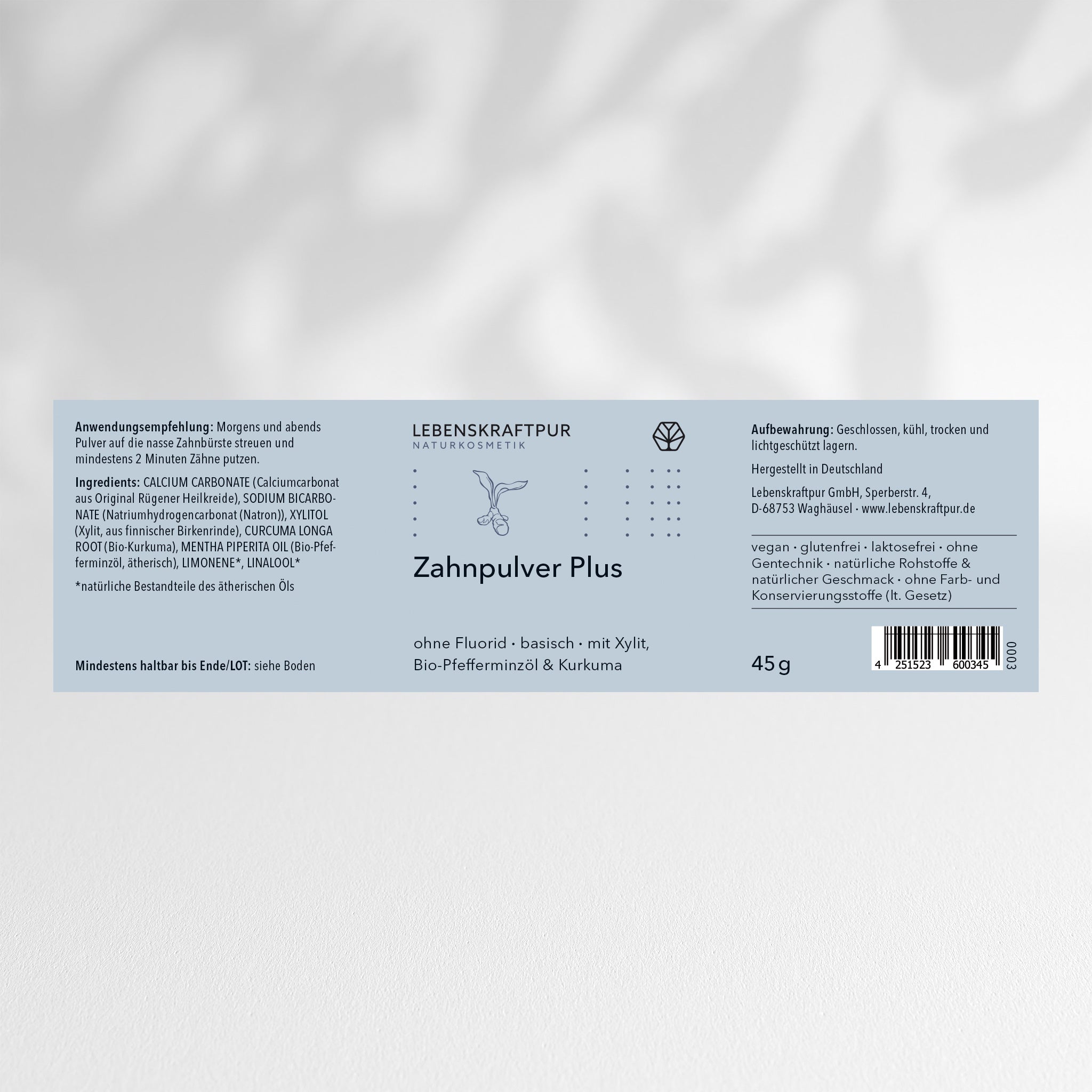 Zahnpulver Plus