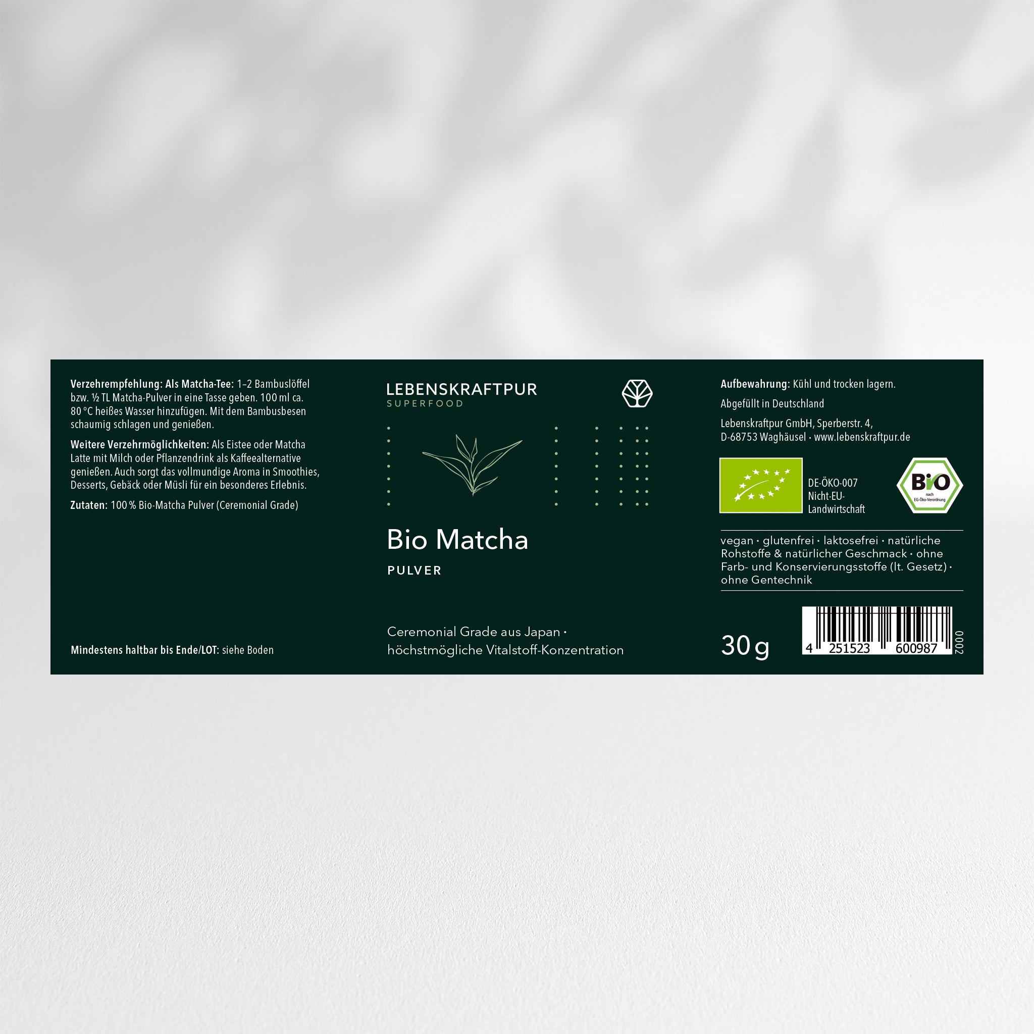 Bio Matcha Pulver