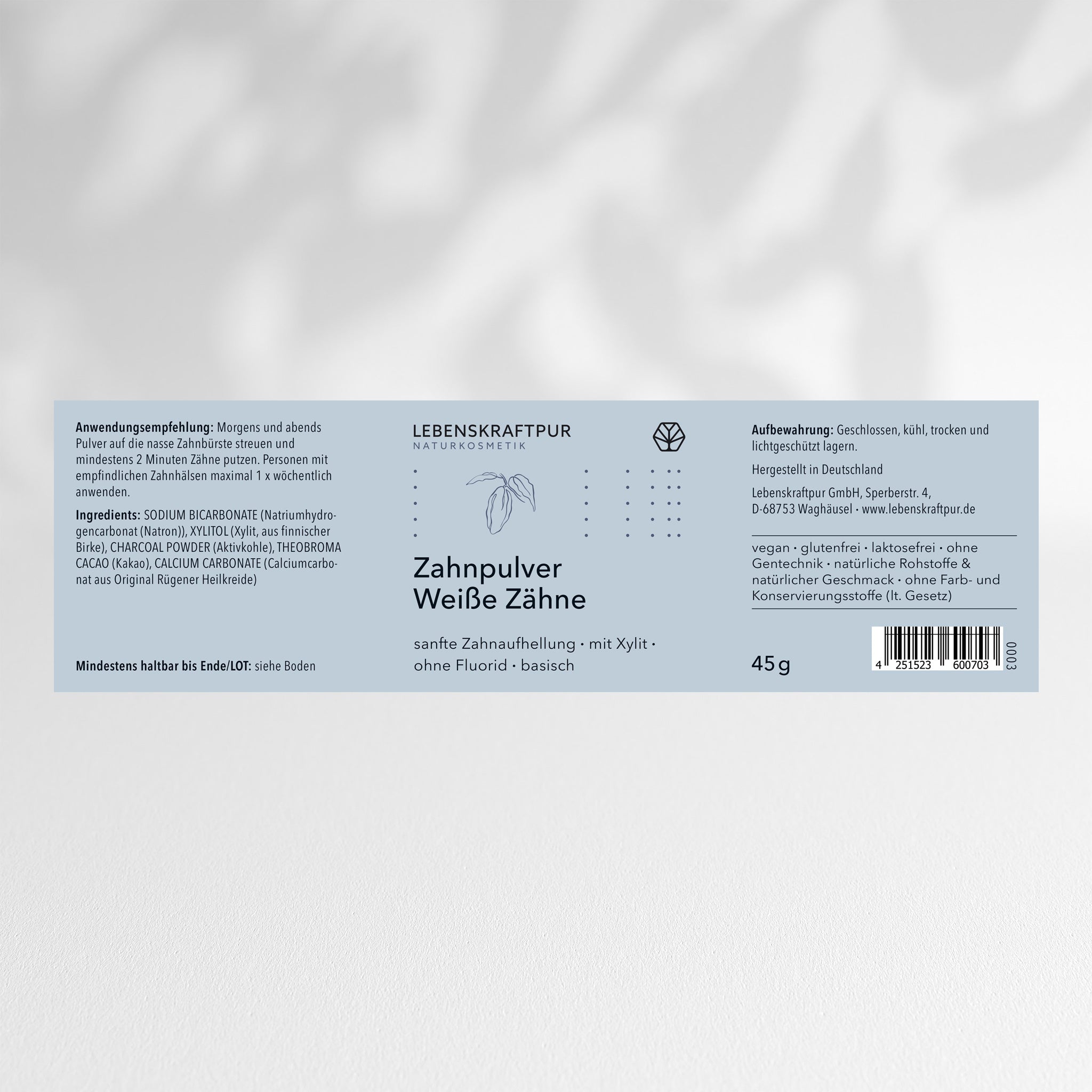 Zahnpulver Weiße Zähne