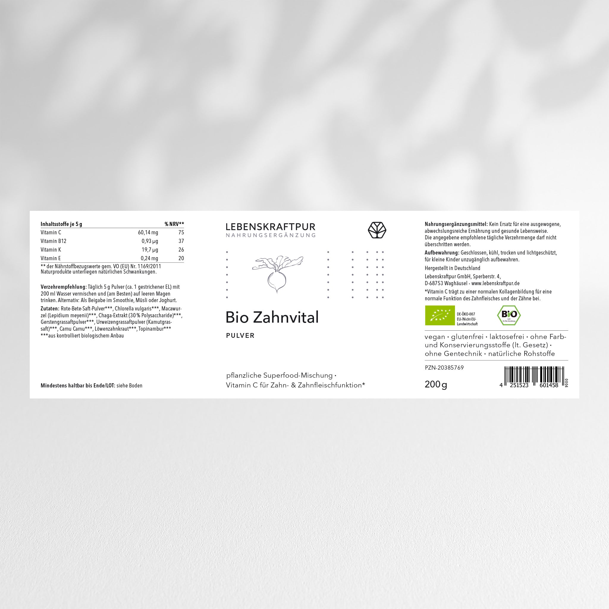 Bio Zahnvital Pulver