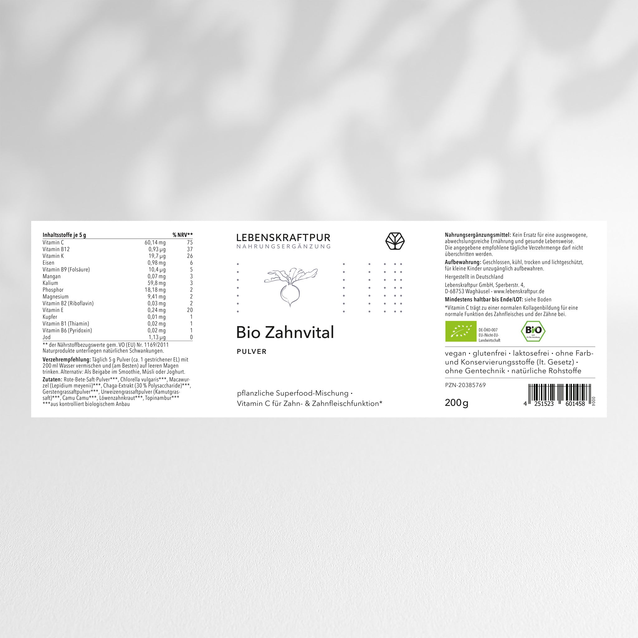 Bio Zahnvital Pulver