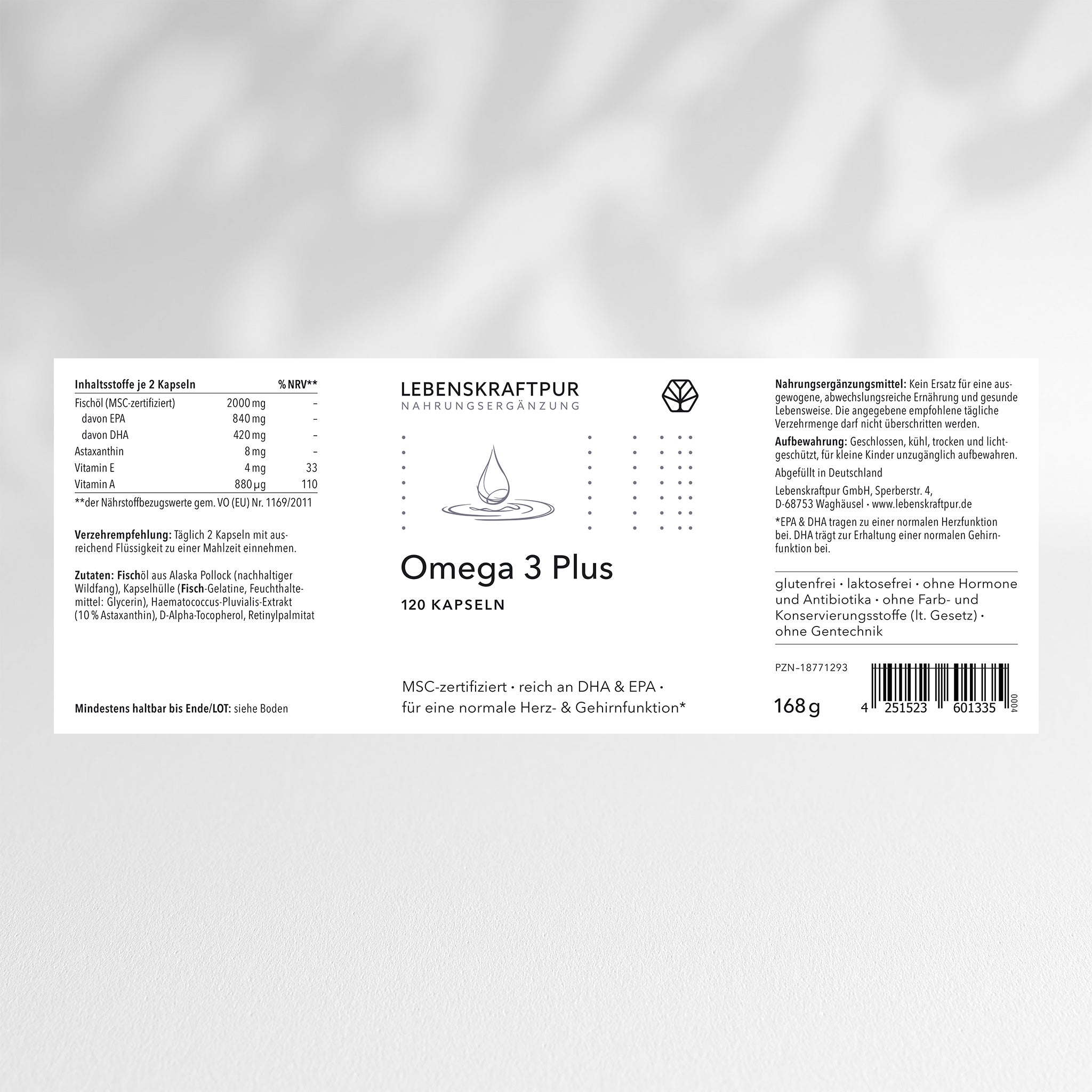 Omega 3 Plus Kapseln