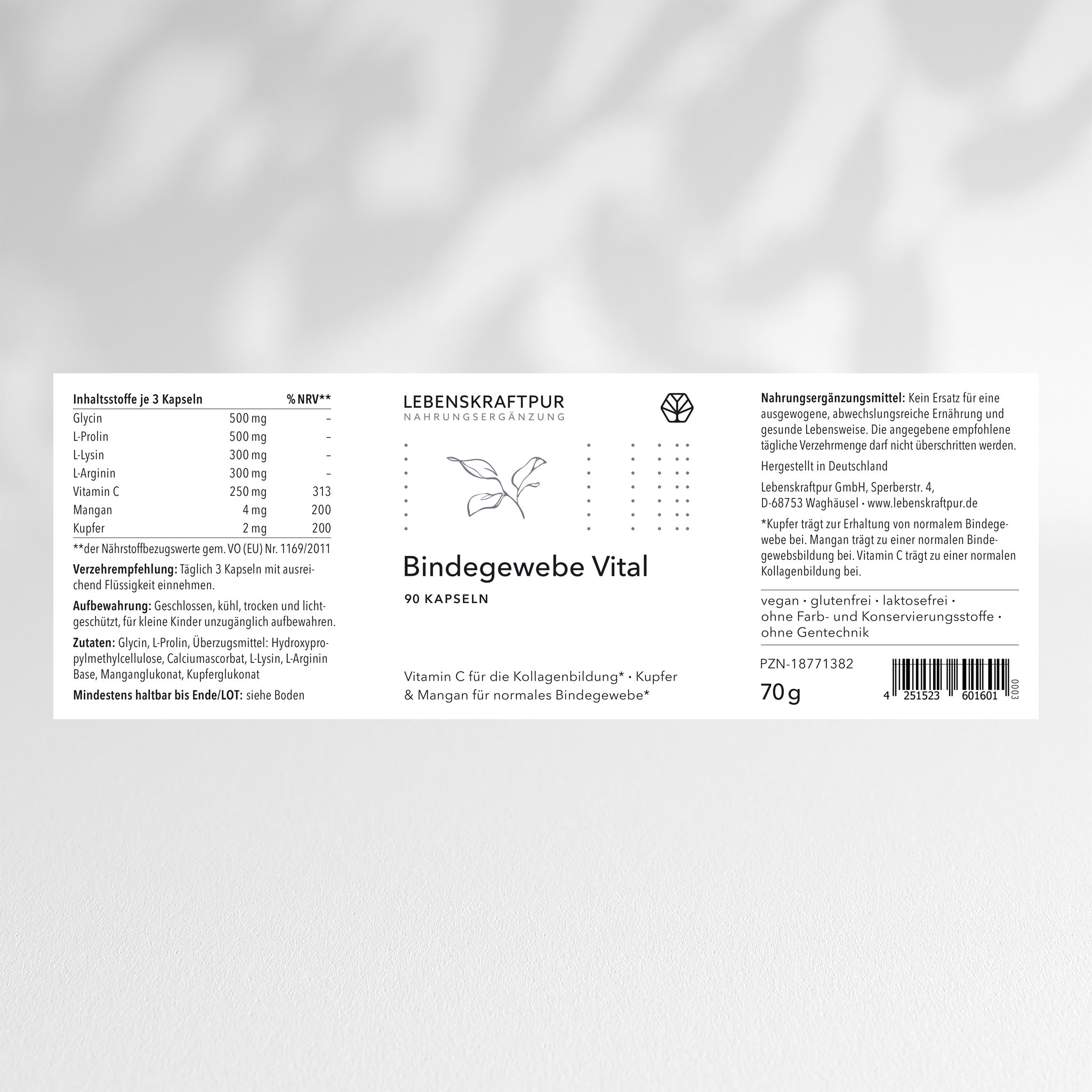 Bindegewebe Vital Kapseln