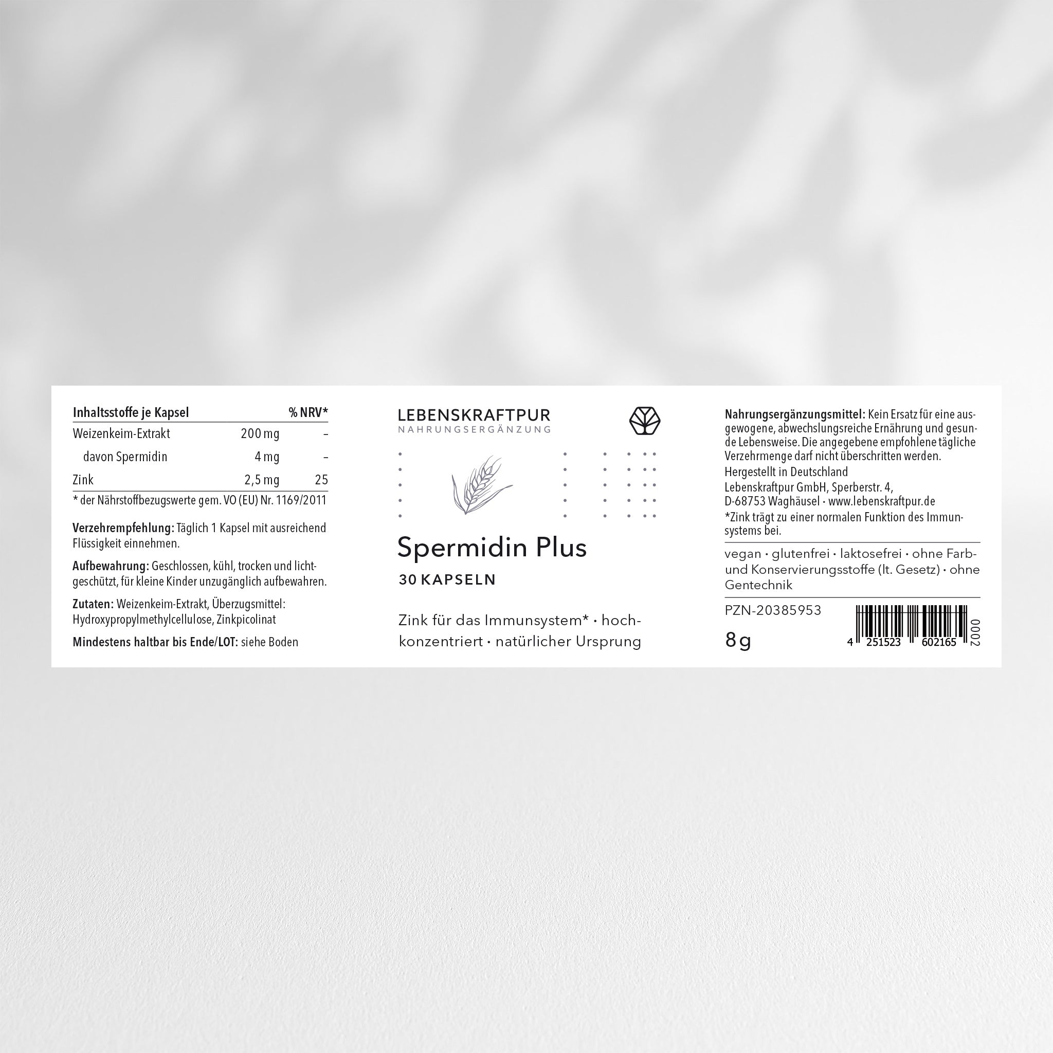 Spermidin Plus Kapseln