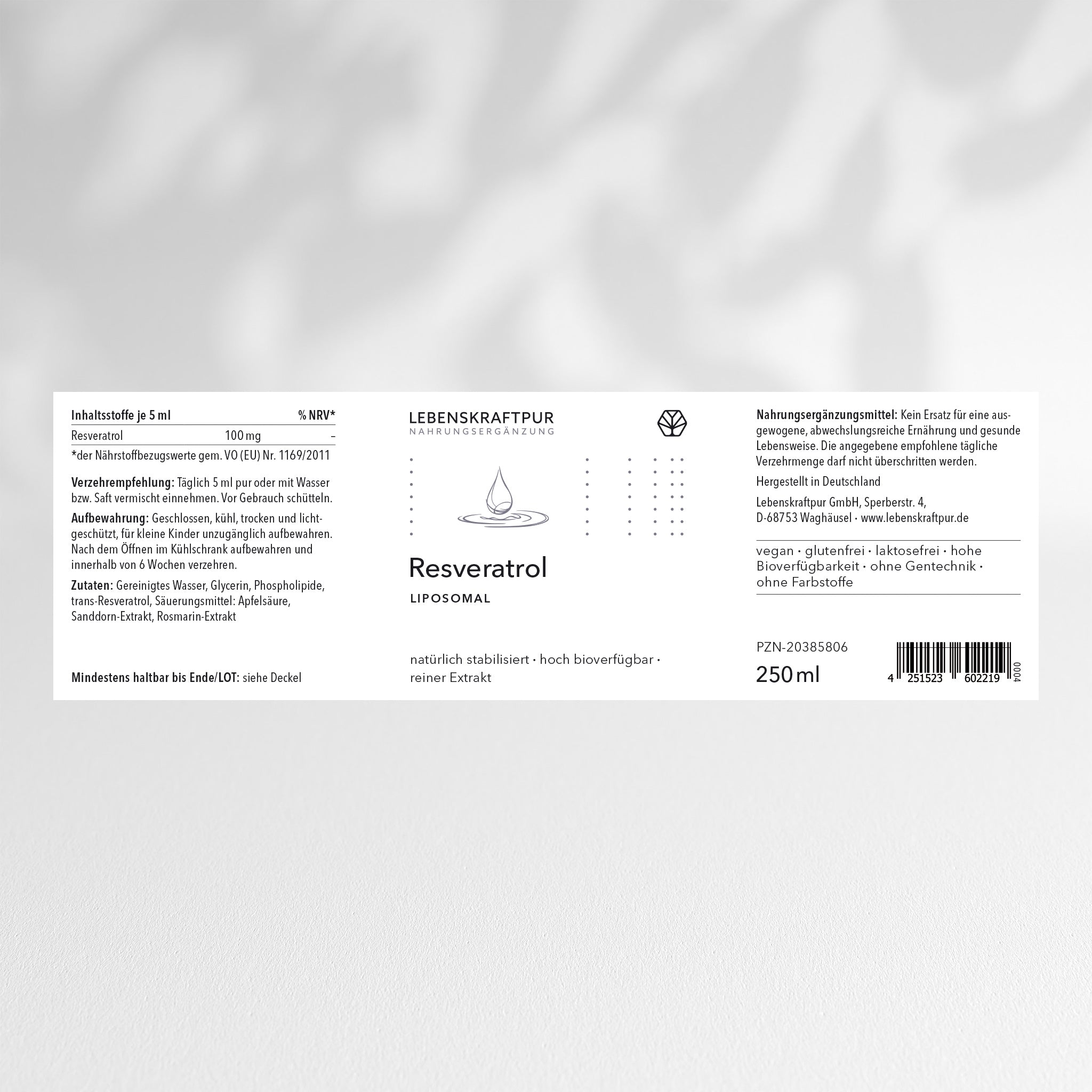 Resveratrol Liposomal