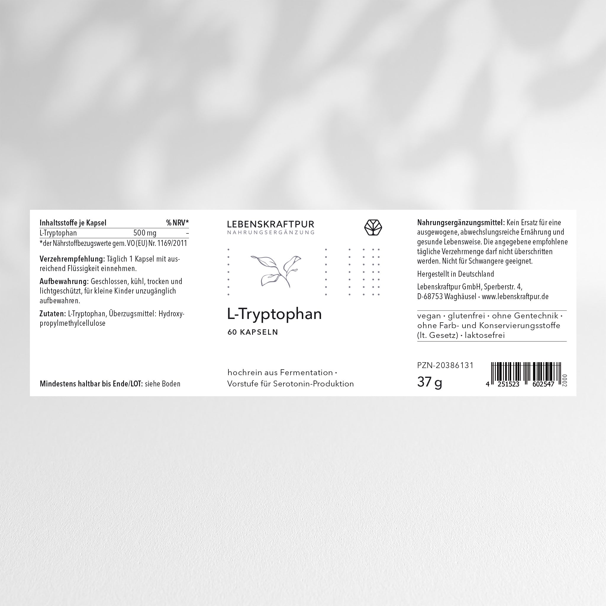 L-Tryptophan Kapseln