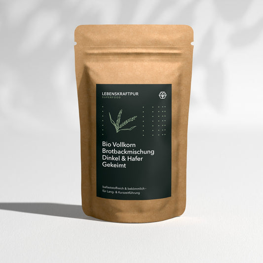 Bio Brotbackmischung Dinkel & Hafer Gekeimt