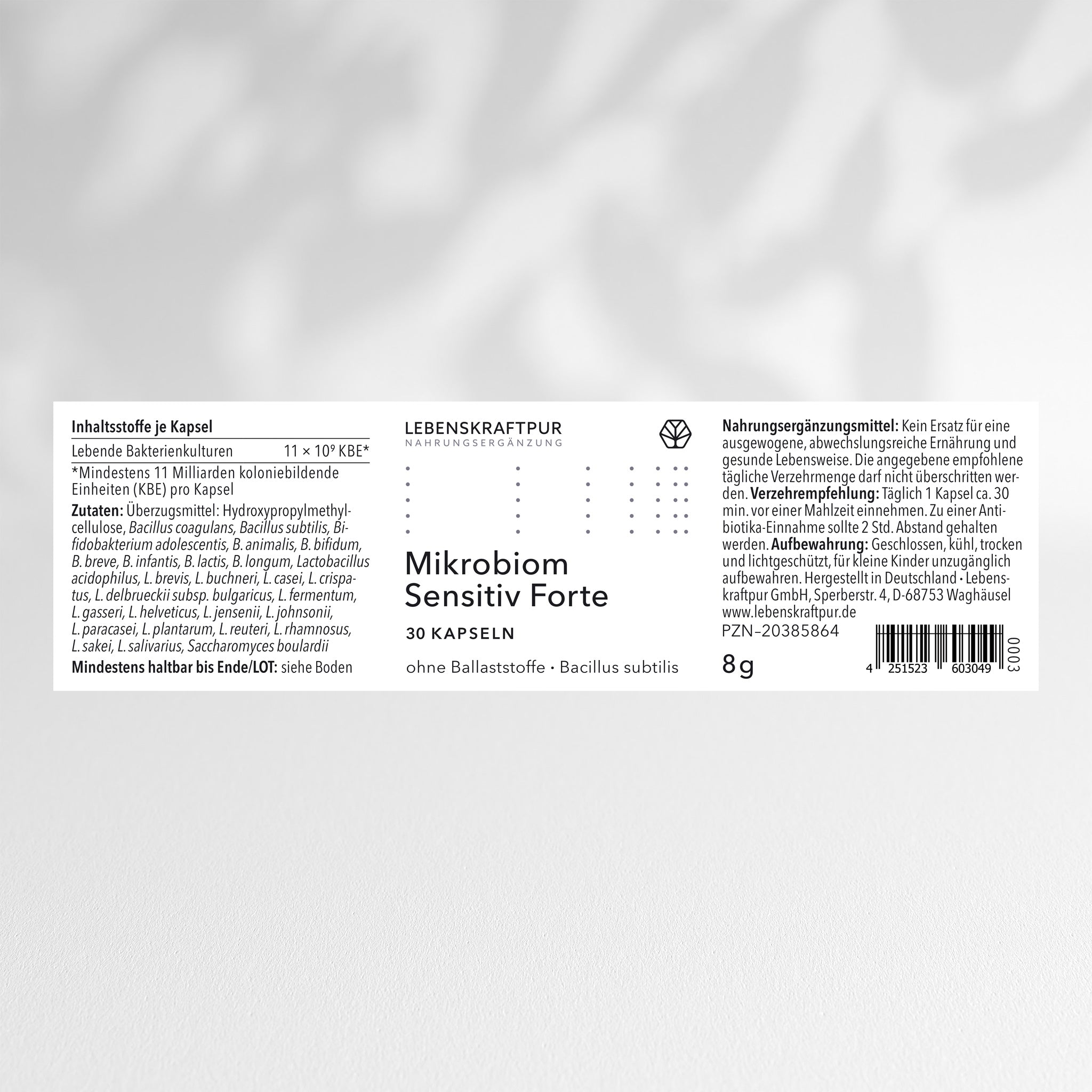 Mikrobiom Sensitiv Forte Kapseln