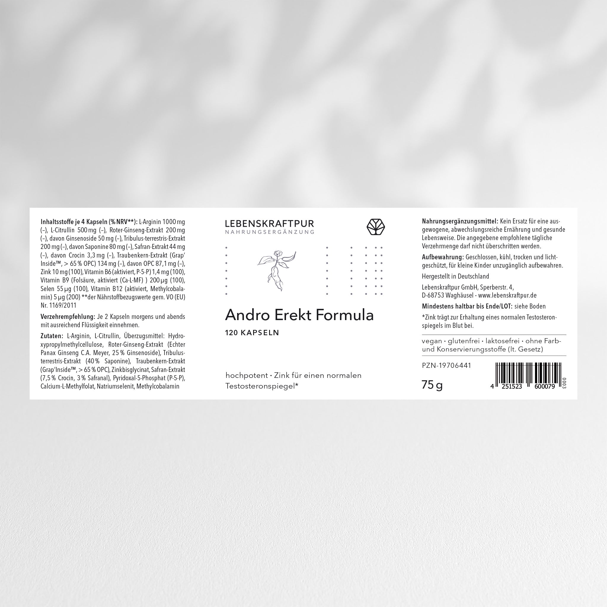 Andro Erekt Formula Kapseln