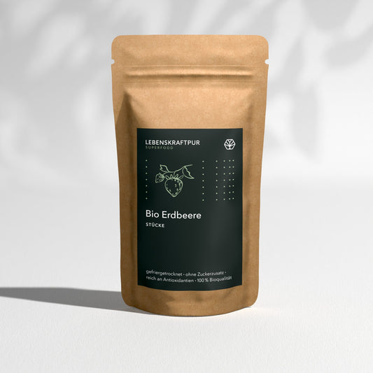 Bio Erdbeere Stücke