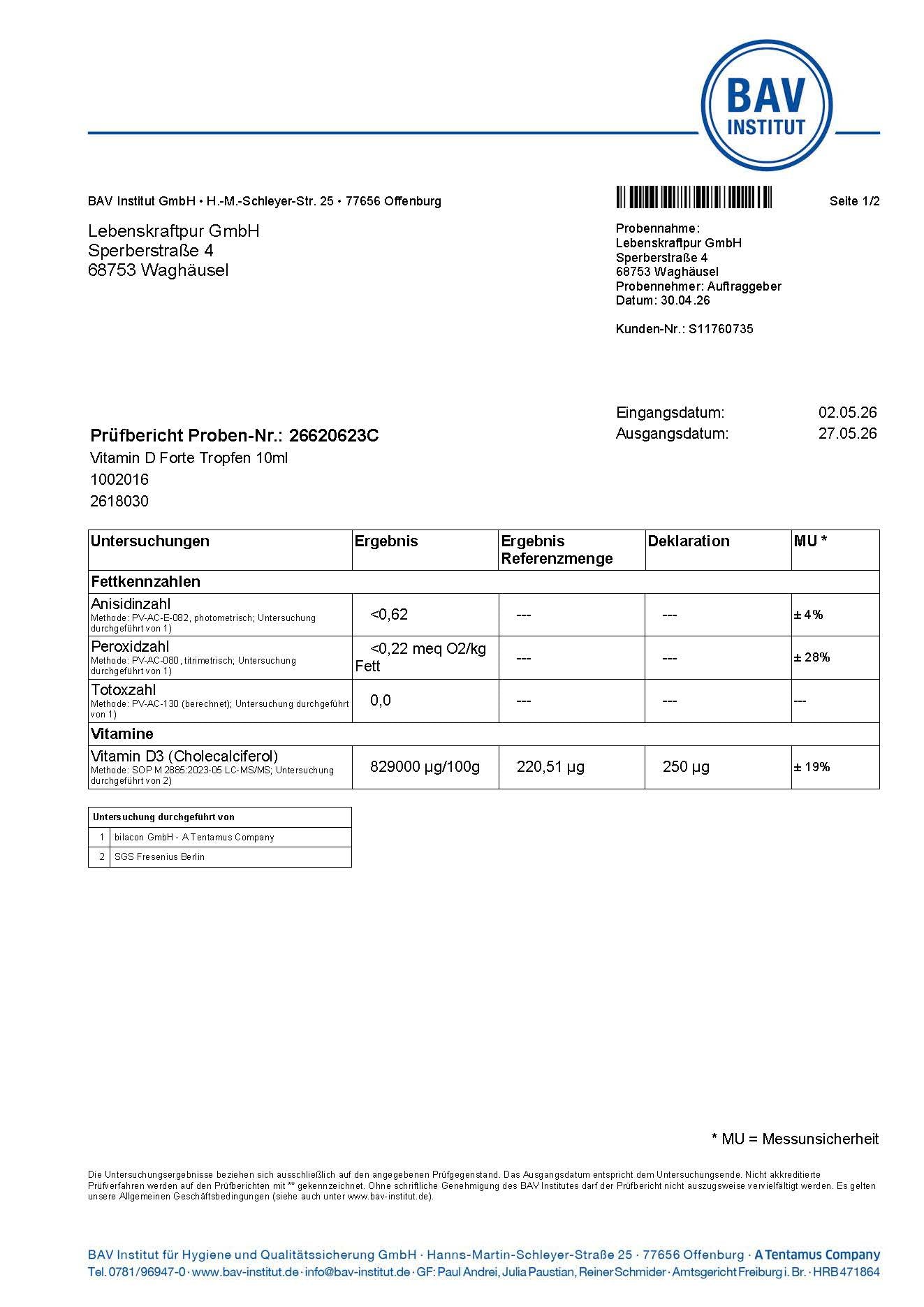 Vitamin D Forte Tropfen