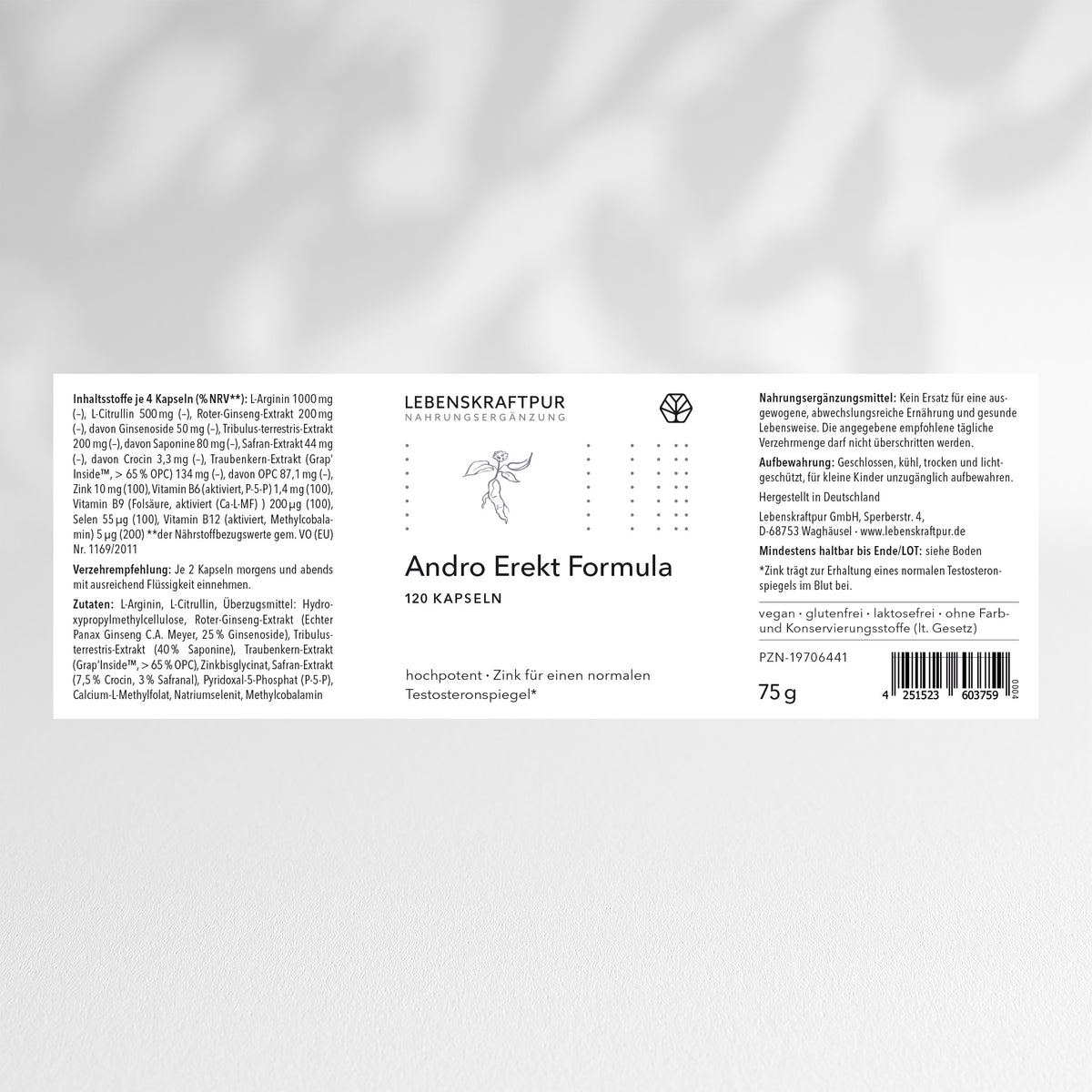Andro Erekt Formula Kapseln