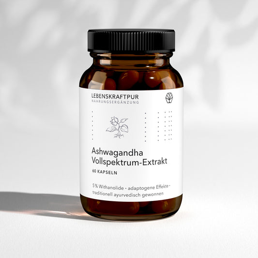 Ashwagandha Vollspektrum-Extrakt Kapseln