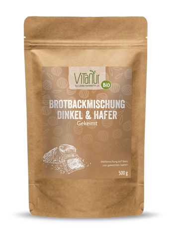 Bio Brotbackmischung Dinkel & Hafer Gekeimt