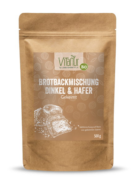 Produktbild Bio Brotbackmischung Dinkel & Hafer Gekeimt