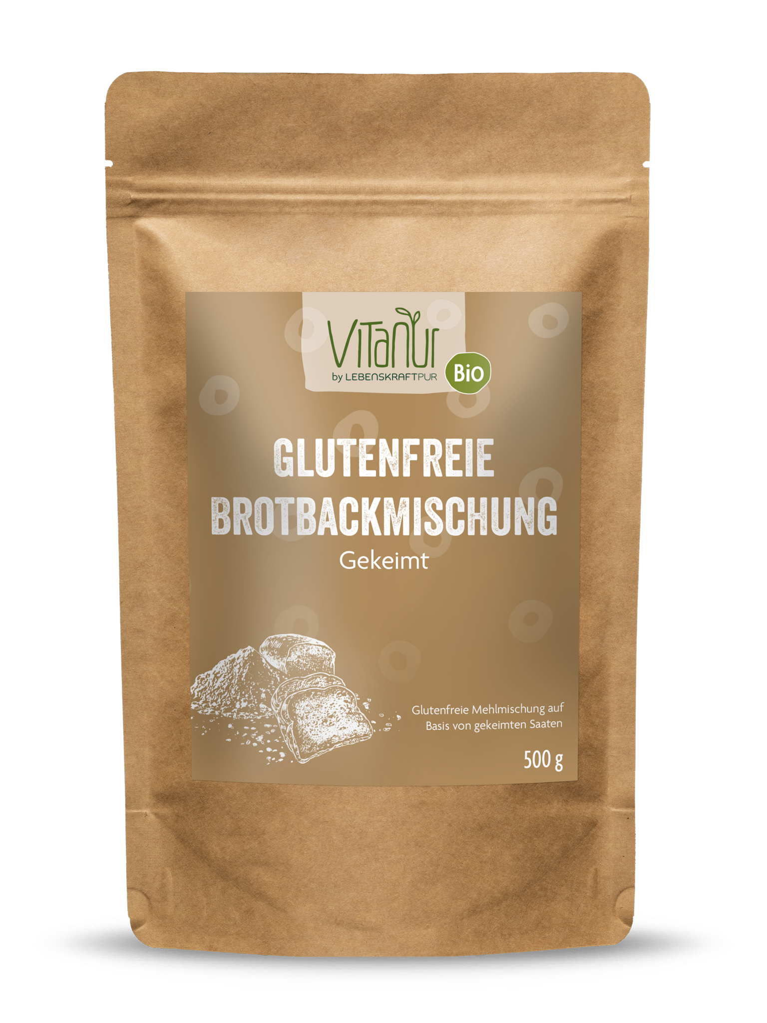 Bio Glutenfreie Brotbackmischung Gekeimt