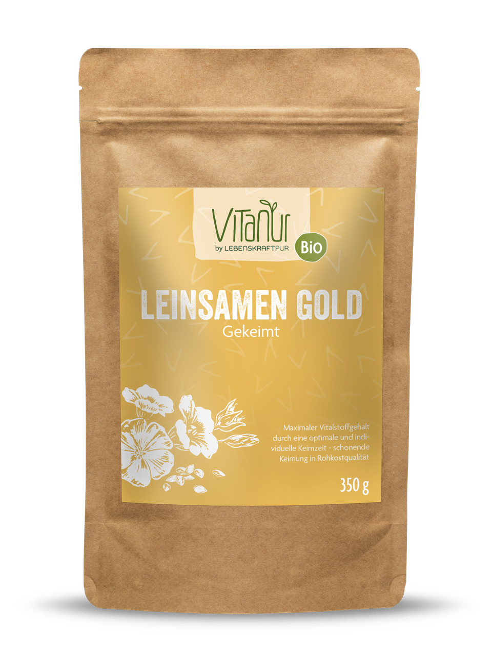 Produktbild Bio Leinsamen Gold Gekeimt