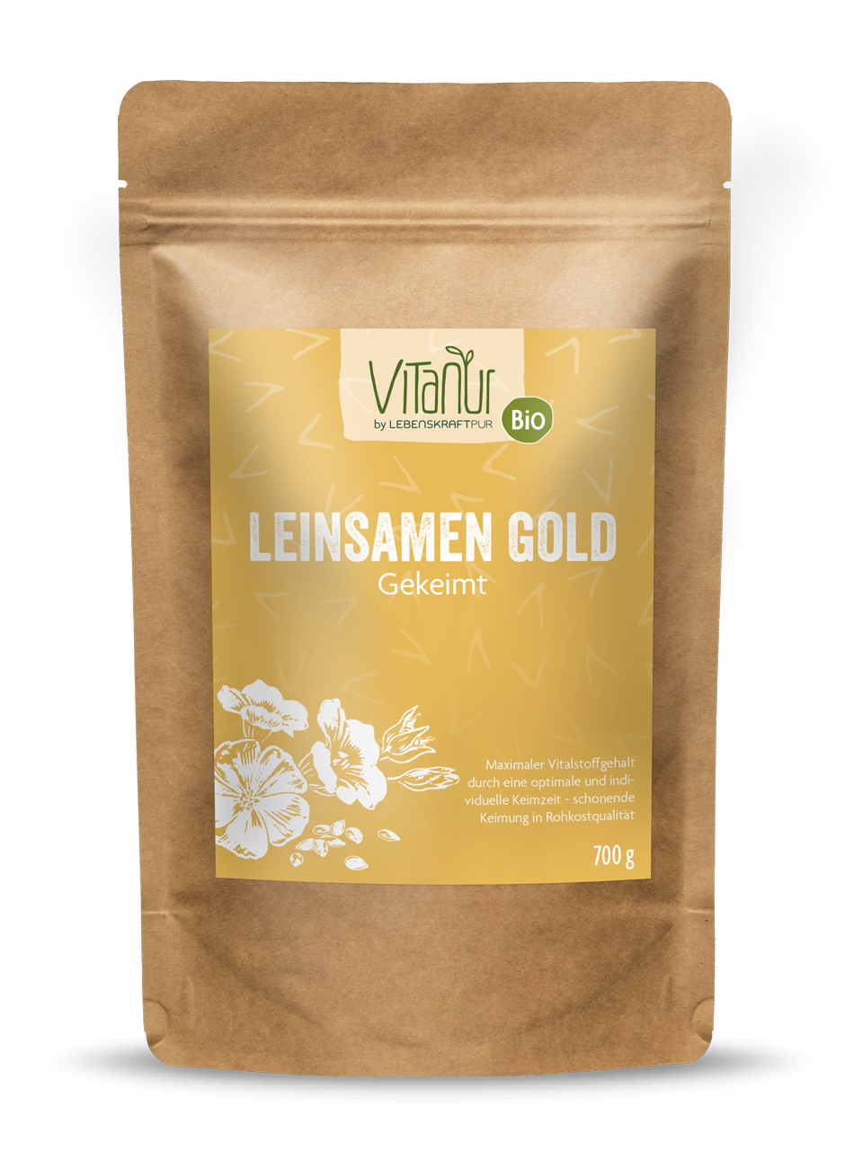 Produktbild Bio Leinsamen Gold Gekeimt