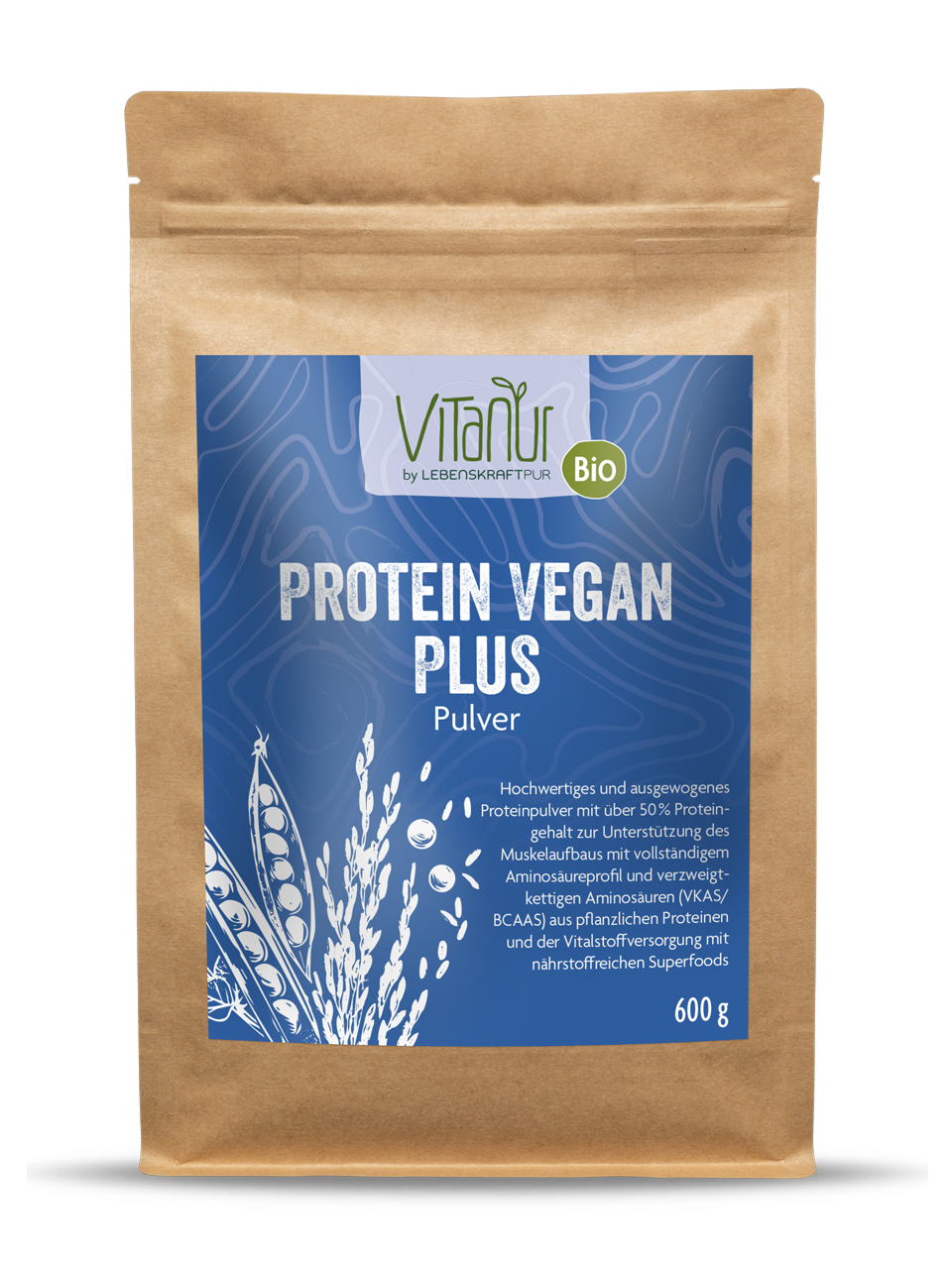 Produktbild Bio Protein Vegan Plus Pulver