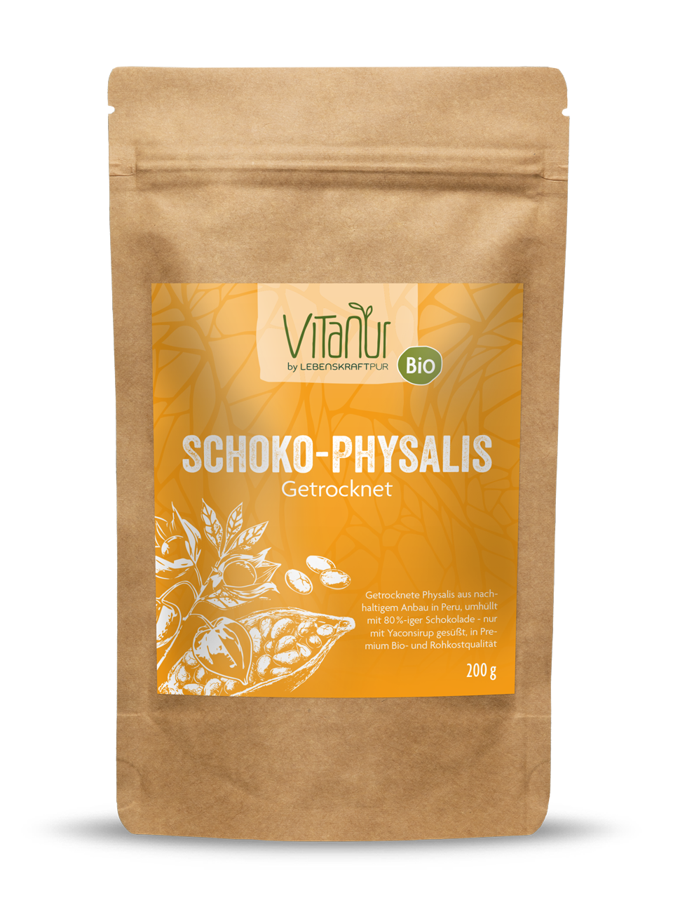 Produktbild Bio Schoko-Physalis Getrocknet