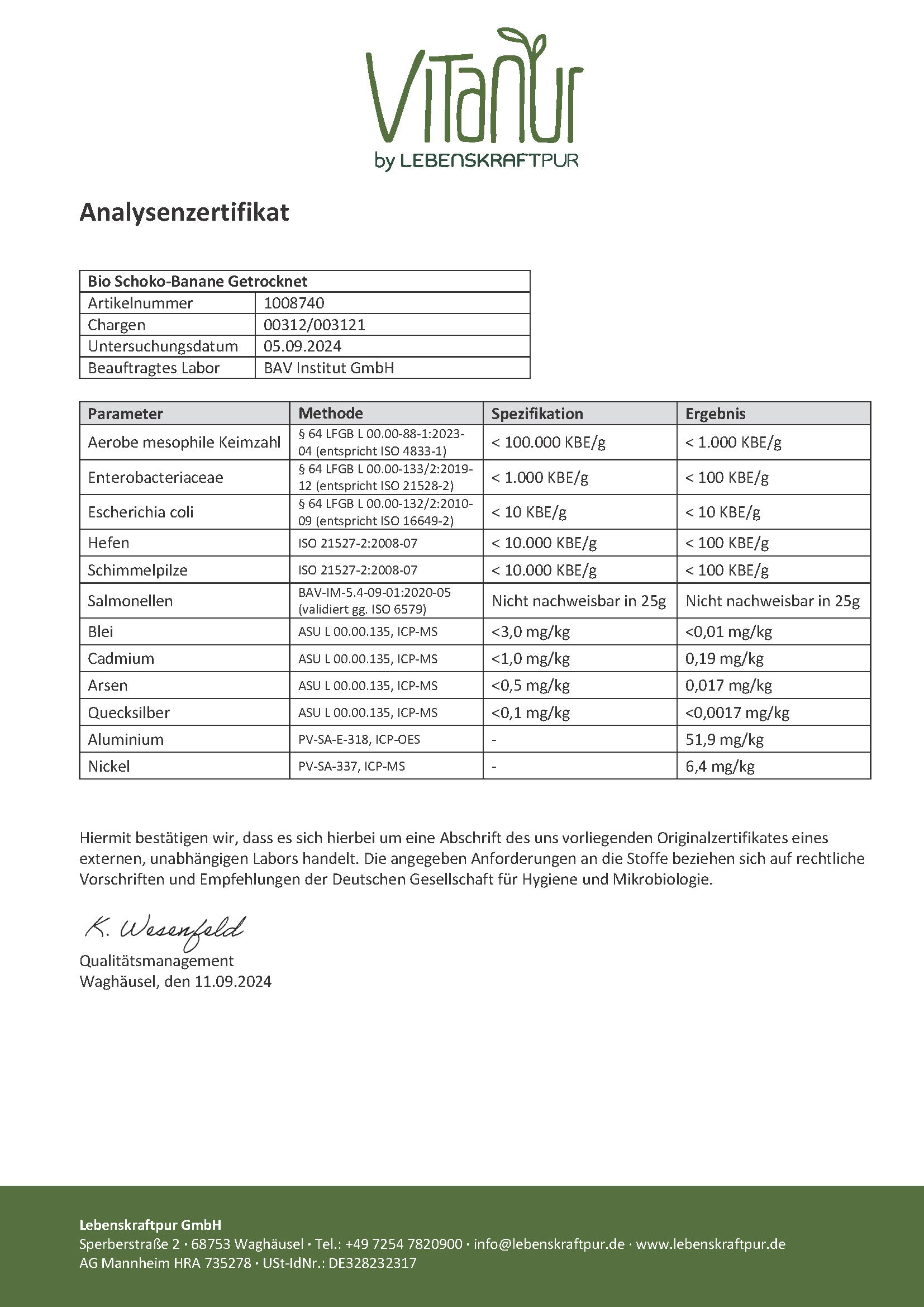 Produktbild Bio Schoko-Banane Getrocknet