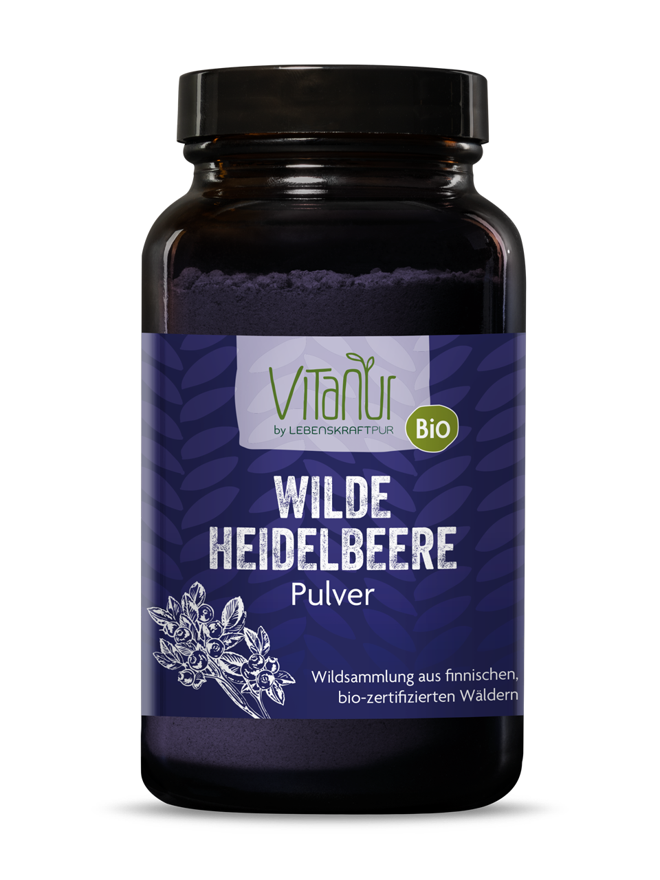 Produktbild Bio Wilde Heidelbeere Pulver