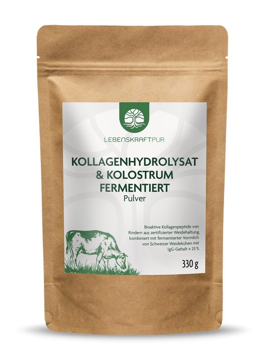 Kollagenhydrolysat & Kolostrum Fermentiert Pulver