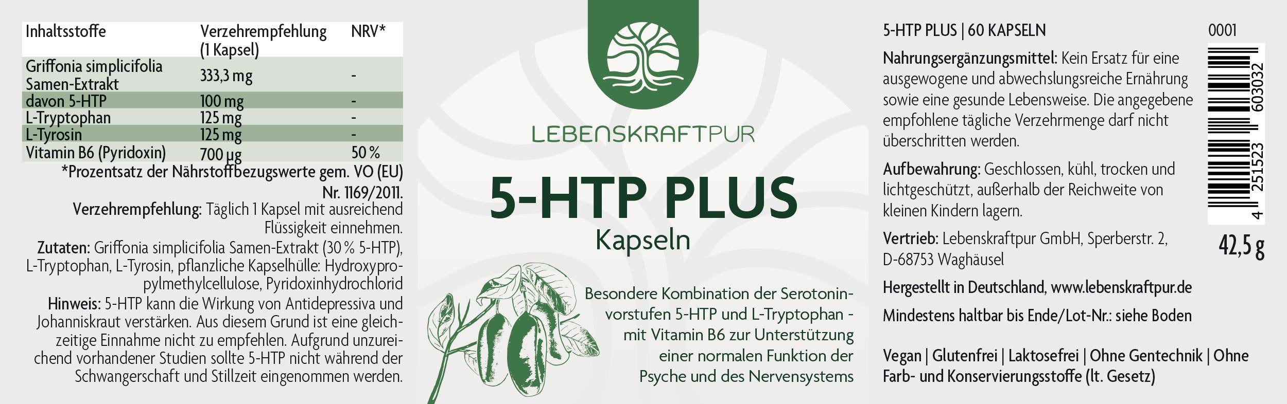 Produktbild 5-HTP Plus Kapseln