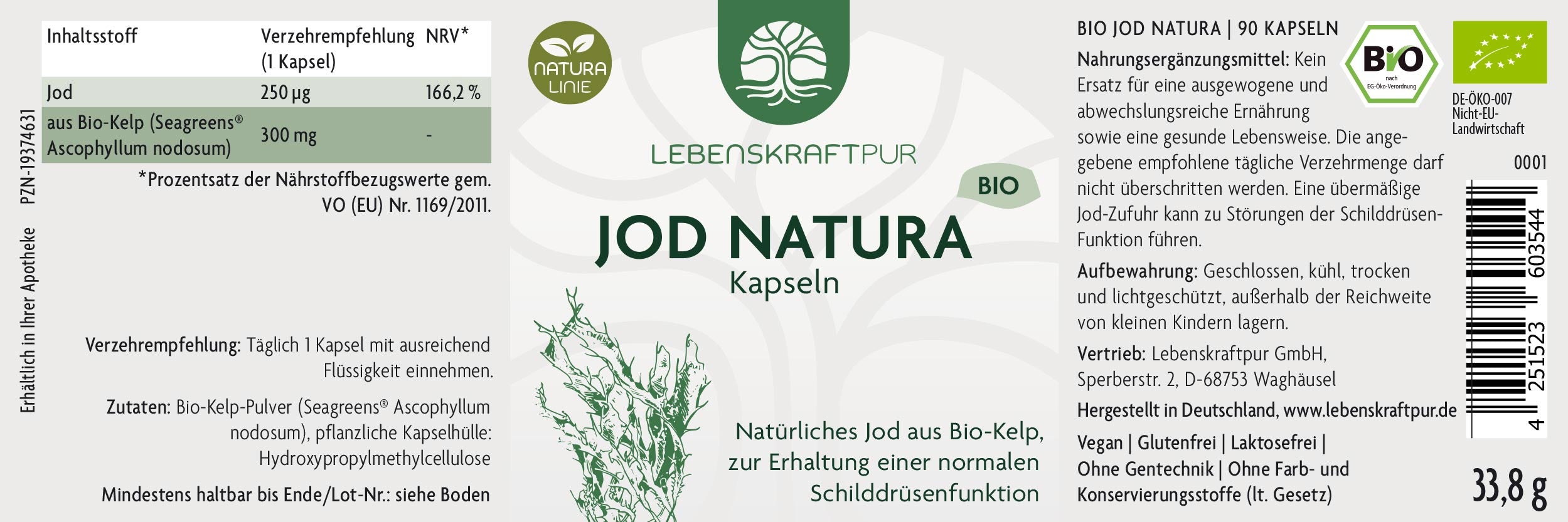 Produktbild Bio Jod Natura Kapseln