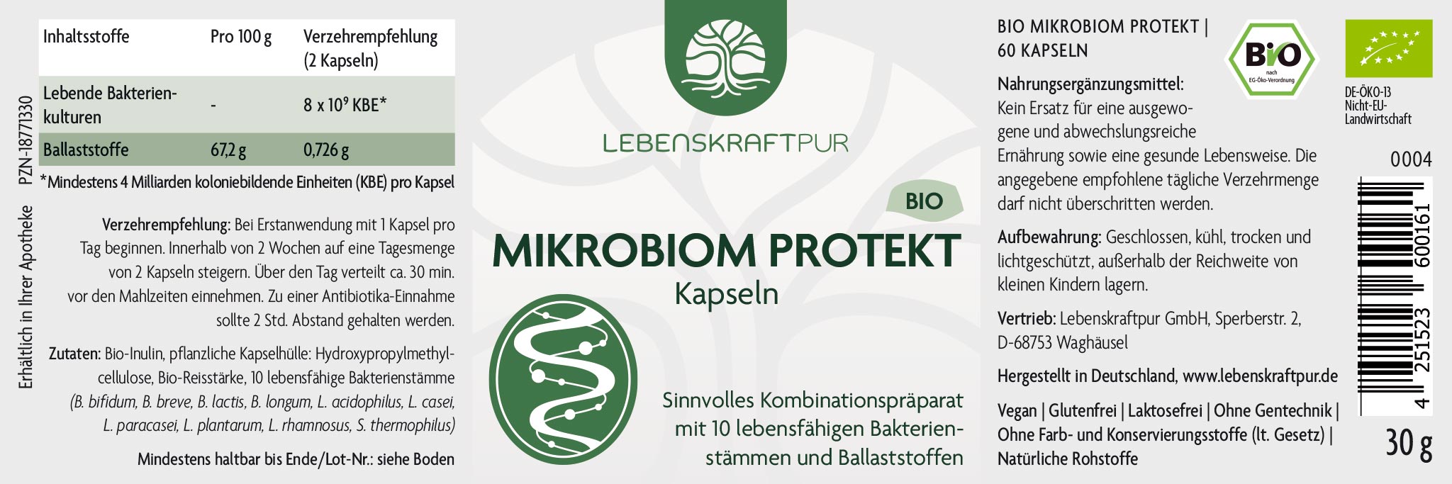 Bio Mikrobiom Protekt Kapseln