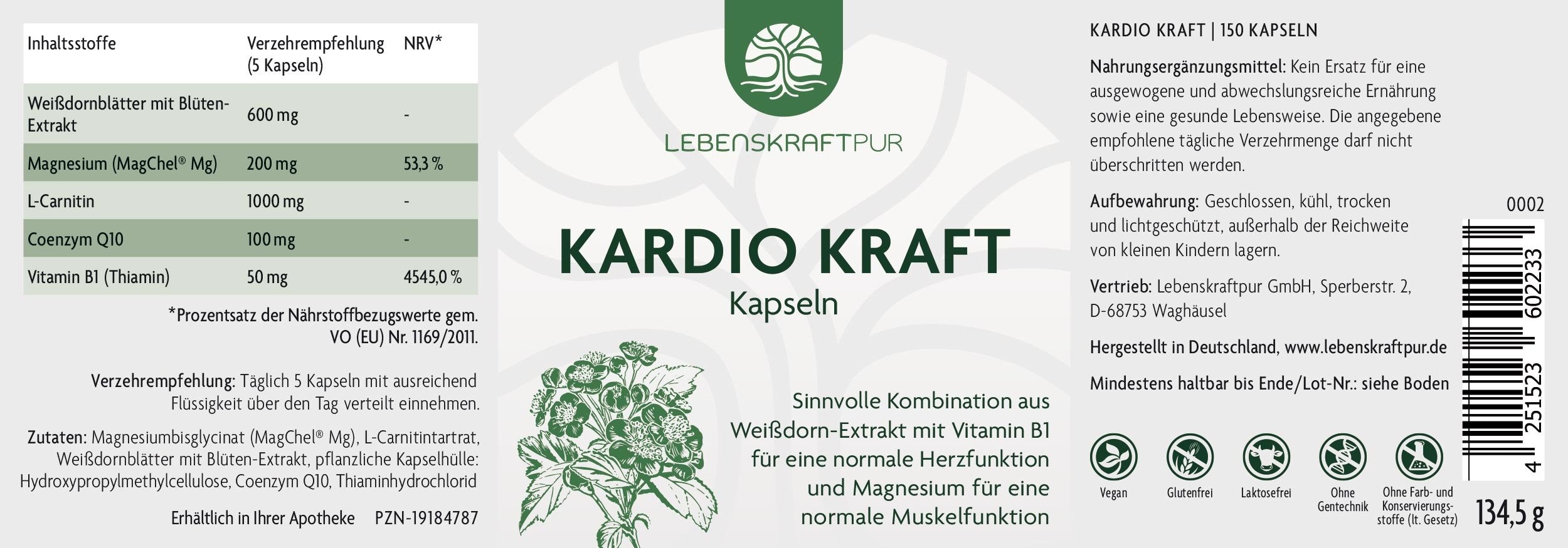 Produktbild Kardio Kraft Kapseln