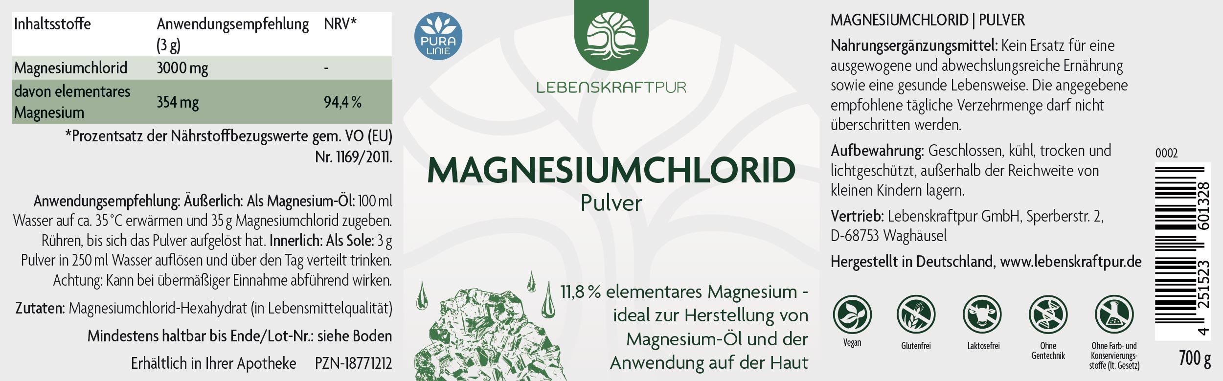 Produktbild Magnesiumchlorid Pulver